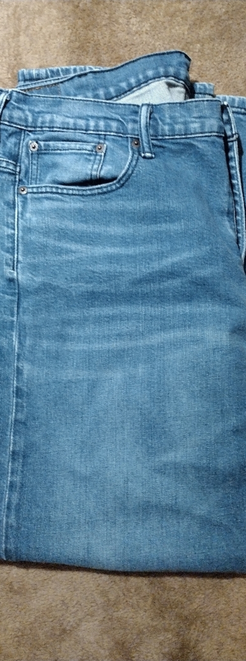 Levi's Medium Blue Straight Leg Denim Jeans